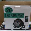 Litake Stage Lights Par Lights DJ Party Light Corded RGB 36 LED with DMX Controller Sound Activated Remote Control DJ Uplights for Events Wedding Party Club Bar Dance Gratulation Stage Lighting 12 PCS
