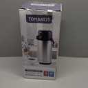 Airpot Coffee Carafe for Keeping Hot,102oz/3L Coffee Dispenser Thermal with Pump,Insulated Stainless Steel Hot Beverage Dispenser for Parties,Thermal Carafe for Hot Drinks Water Tea Chocolate