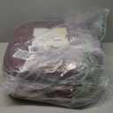 4 Pack Memory Foam Honeycomb Nonslip Back 16" x 16" Chair/Seat Cushion Pad, Wine Burgundy