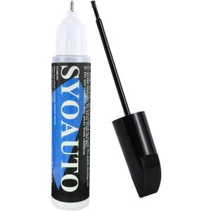 SYOAUTO Black Touch Up Paint for Cars, Auto Touch Up Paint Black Scratch Repair Automotive Black Car Paint Pen 2 in 1 Car Touch Up Paint 0.4 oz