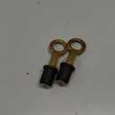 Boat Drain Plug - O-Handle Snap Plug, Brass/Stainless Steel, Rubber