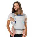 Infantino Flip 4-in-1 Light & Airy Convertible Baby Carrier, Adjustable, Ergonomic Babywearing, Registry Essential, Baby Carrier for Newborn to Toddler