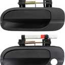 OCPTY Door Handles Exterior Front Rear Driver Left Side Replacement fit 2000 2001 2002 2003 2004 2005 2006 for Nissan Sentra Outside Door Handles Texture Black(2pcs)