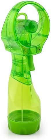 O2COOL Deluxe Handheld Battery Powered Water Misting Fan (Green)