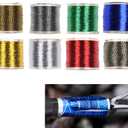 Fly Tying Thread Combo Choice Midge Nymph Dry Flies Fly Tying Lure Making Materials Fly Tying Materials (5 Color Rod Wrapping Reparing Combo)