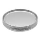 50 Pcs Aluminum Sample Pans 90mm Weight Scale Tray Disposable Round Lab Trays Fits Moisture Analyzer Laboratory Balance Dish Plate for Moisture Tester