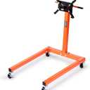 VEVOR Engine Stand, 1300 lbs (3/5 Ton) Rotating Engine Motor Stand with 360 Degree Adjustable Head, Cast Iron Motor Hoist Dolly, 4-Caster, 4 Adjustable Arms, for Vehicle Maintenance, Auto Repair