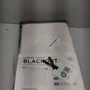 100% Blackout Shield Linen Blackout Curtains for Bedroom 96 Inches Long, Back Tab/Rod Pocket Living Room Drapes, Thermal Insulated Blackout Curtains 2 Panels Set, 50" W x 96" L,Cream