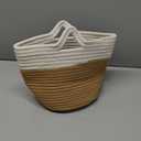 Woven Storage Basket for Indoor Plants Laundry Hamper Rope Plant Holder Durable Decorative Organizer for Home Versatile Sundries Storage