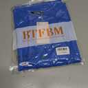 BTFBM Womens Short Sleeve Tops 2025 Summer Casual Crew Neck Oversized Sweater Solid Color Ribbed Knit T Shirts (Blue, M)