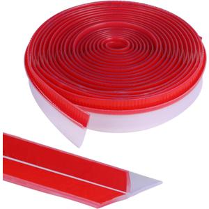 Orghtin T-Shaped Silicone Seal Strip, Clear Door Sealer Weather Stripping, 10Ft Door Draft Stopper