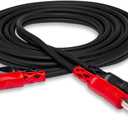 Hosa CPR-202 Stereo Interconnect, Dual 1/4 Inch TS to Dual RCA, 6.5 Feet