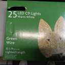 25 LED C9 Lights Warm White