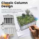 KING BIRD Raised Garden Bed 68" x 36" x 12" (2 Packs) Galvanized Steel Metal Outdoor Planter Kit Box for Vegetables, Flowers, Fruits, and Herbs, Dark Grey