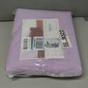 ManMengJi Fitted Tablecloth for 72" x 30" Rectangle Tables - Water Resistant Washable Rectangle Table Covers for Wedding, Banquet and Trade Shows, 2 Pack, 6FT, Lavender