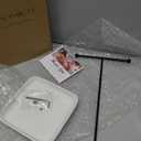 VROOMIUM Necklace Holder- Ceramic Base 1ft Height Jewelry Organizer Stand, Aesthetic Jewelry Hanger Display for Necklaces, Bracelets, Rings, Exhibidor de Collares-Minimalist White (Sq. Chic White)