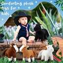 Skylety 4 Pcs Horse Plush 8 Inch Horse Stuffed Animals Cute Animals Plush Assorted Toy Brown Gifts Birthday Party Favors Supplies Decoration