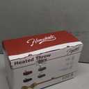 Homemate Heated Blanket Electric Throw - 50" x 60" Heating Blanket Throw 1/2/4/6/8 Hours Auto-Off 10 Heat Levels Over-Heat Protection Soft Flannel Sherpa ETL Certification (Beige (Striped)