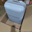 Samsonite Freeform 2-Piece Luggage Set - Carry-On & Large Checked Luggage with Dual Spinner Wheels - Durable Polypropylene Hardshell - TSA Lock, Airline-Approved - Expandable Hard Shell - Sky Blue