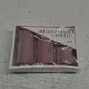 Handmade Candle pillar candles set of 3, 2 inches wide 2 inches high 3 inches, Red