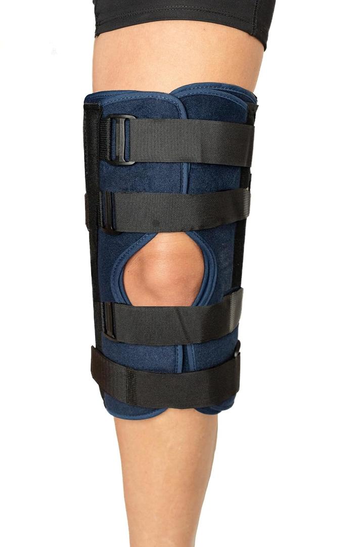 United Ortho 61012 3-Panel Knee Immobilizer, 12" Size,Navy (Blue)
