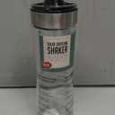 Tablecraft Salad Dressing Shaker, Glass with Plastic & Metal Pour Spout Top, Clear