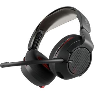 Skullcandy Crusher PLYR 720 Wireless Gaming Headset, Ultimate Immersion and Comfort, THX Spatial Audio, Multi-Sensory Bass and Platform- Digi-Black, Removable Mic, PC, PlayStation, Nintendo