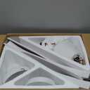 BvenuBigLite Ceiling Fans with Lights and APP: Flush Mount Low Profile Ceiling Fan for Bedroom - Dimmable Fan with Remote Control White 3 Blade Ultra Quiet