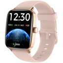 Fitpolo Smart Watch for Women, 1.85" Touchscreen Fitness Tracker, Make/Answer Calls, Heart Rate & SpO2 Monitor, IP68 Waterproof, Sleep & Activity Tracking Smartwatch for Android Phones iPhone