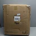 Vigar Compact Step Stool Foldable, 16-inch Two-Step Stools for Adults up to 330 Pound, Lightweight Stool, Non-Slip Folding Step Stool, Black, Bamboo Print on Top