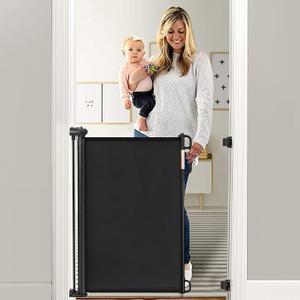 Momcozy Retractable Mesh Baby Gate or Dog Gate