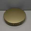 11.8 ‘’ Gold Cake Stand, Metal Cupcake Dessert Stand Cake Display Holder, Cookies Fruit Serving Tray Decor Candy Table Display for Wedding Party Birthday Housewarming Anniversary (11.8in)