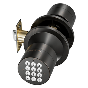 YL-99 Digital Keyless Door Knob Lock, Black