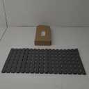 Shower Mat Non-Slip Bath Mat for Tub and Shower Stall,200+ Suction Cups with Drain Holes, Quick Dry Machine Washable, Extra Grip for Elderly and Baby, Bathroom Essentials 24x24 Inch (Light Grey)