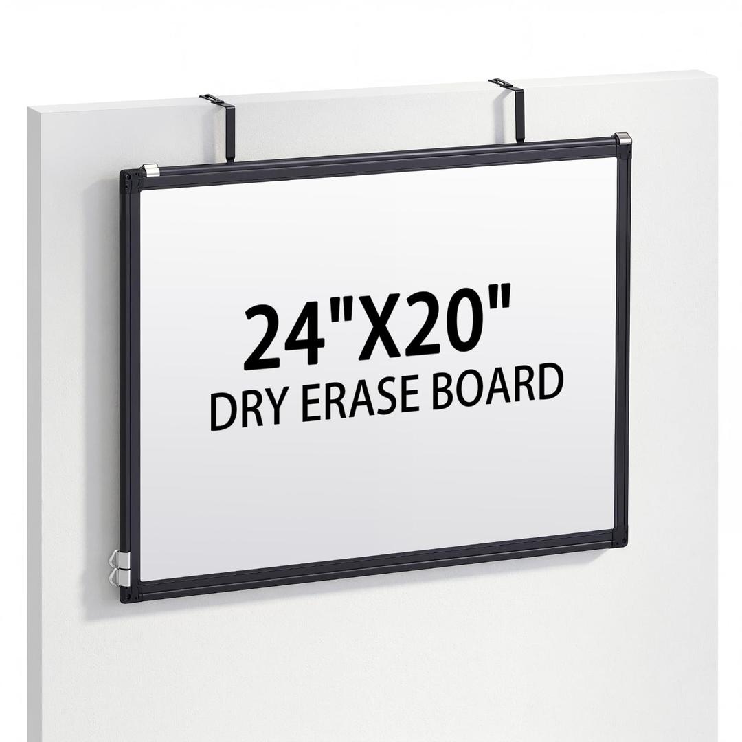 Vivasself 24"x20" Magnetic Cubicle Whiteboard Wall Mount Dry Erase Board
