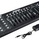 TCFUNDY DMX 512 Controller, 192 Channel DMX Light Controller Stage Lighting Console for Party DJ Disco Lights Show Night Club