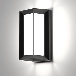 Sytmhoe Porch Lights Outdoor Wall Sconce, 24W 2400LM 5000K Modern LED Porch & Patio Lights, Aluminum Exterior Light Fixture Matt Black IP65 Waterproof for Hallway House Backyard Garage Lighting. (Rectangle)