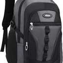 Kids School Backpack For Boy And Girl,Large Capacity High Middle Elementary Primary Students Teens Sports Bookbag (Grey)