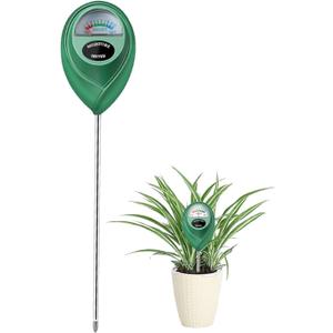 Censinda Soil Moisture Meter, Soil Moisture Monitor for House Plants, Soil Hygrometer Moisture Sensor for Indoor & Outdoor, Garden, Farm, Lawn Plant Care, No Battery Needed(Green)