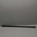 Amazon Basics Tension Curtain Rod, Adjustable 36-54" Width - Bronze, Classic Finial