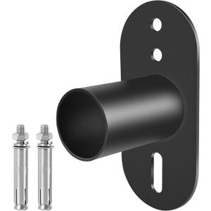 Slip Fitter Mounting Bracket for LED Parking Lot Light, 2-3/8 inch Outdoor Flood Light Mounting, Shoebox LED Lights, Rustproof Rainproof Dawn Light Wall Mount Adapter Black