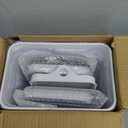 Bathroom Trash Can with Lid, 2 Pack 4 & 2.2 Gallon Automatic Touchless Garbage Can, Small Motion Sensor Smart Trash Can, Slim Waterproof Trash Bin for Bedroom, Bathroom, Office, Living Room (White)