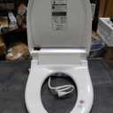 Bio Bidet BB2000 Bliss Electric Bidet Toilet Seat, Warm Water with Air Dryer, Heated Seat with Sensor and Slow Close Lid, Night Light, Remote Control, Elongated, White