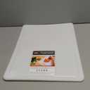 Dexas NSF Polysafe Pastry/Cutting Board with Well, 15 by 20 inches, White (Flat, 15"L x 20"W)