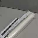 LazBlinds No-Drill Cordless Zebra Blinds - Dual Layer Light Filtering & Room Darkening, Free-Stop Lift, Easy Install, Day & Night Privacy with Valance for Window 23" W x 72" H, White