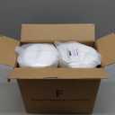 Outdoor Chair Cushions, Fade-Resistant & Water-Resistant, D Shaped Patio Furniture Seat Chair Pads Replacement with Ties, Non-Slip Bottom, Removable Cover, Set of 4, 17 x 16 Inch, Navy Blue