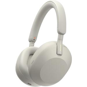 Sony WH-1000XM5 Premium Noise Canceling Headphones, Auto NC Optimizer, 30-Hour Battery, Alexa Voice Control, Silver