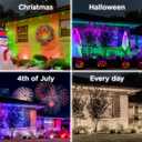 Enbrighten Vibe Eternity Garden Lights, Extension Only, Not for Standalone Use, 16.5ft with 4 RGBWIC LEDs, Waterproof, Landscape Lighting Needed, Extendable up to 150ft, 83794