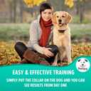 PetSpy Dog Bark Collar for No Barking Control Training w/3 Anti-Bark Modes Beep Vibration No Harm Shock IPx7 Waterproof for Small Medium Large Dogs