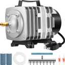 VIVOSUN Air Pump Kit, with 40 W 1110 GPH Commercial Air Pump, 8-Way Splitter, 2 Pcs Air Stones, 25 ft Air Tubing, 2 Pcs Check Valves, for Aquarium, Fish Tank & Hydroponics